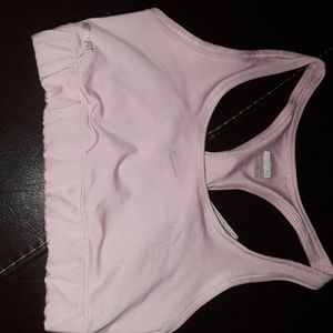 Nike pink sports bra